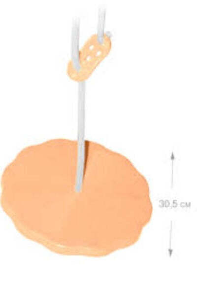 Mochtoys Round swing with orange rope MO12668PORT