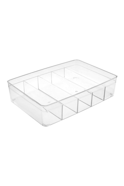 OEM Organizator transparent din plastic pentru sertar cu 5 compartimente 30x2...
