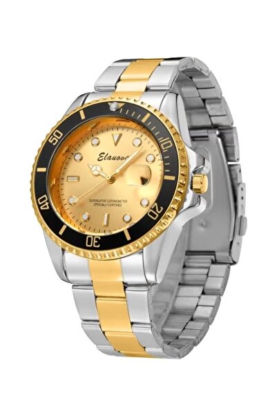 Elanova Luxury Stainless Steel Case Sapphire Glass Water Resistant Watch Accu...