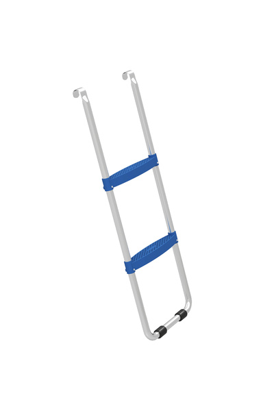 Generic Brand Scară pentru trambulină (32/63 cm, 2 trepte), cadru din oțel ga...