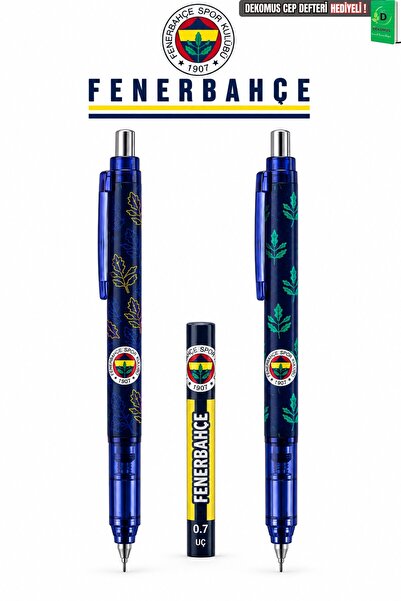 Fenerbahçe Lisanslı Özel Tasarım Uçlu Kalem 0.7 mm ve Uç Seti