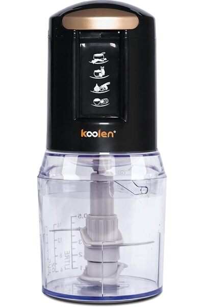 GENERAL Koolen Food Chopper, 300W, 500ml Capacity, Black and Gold