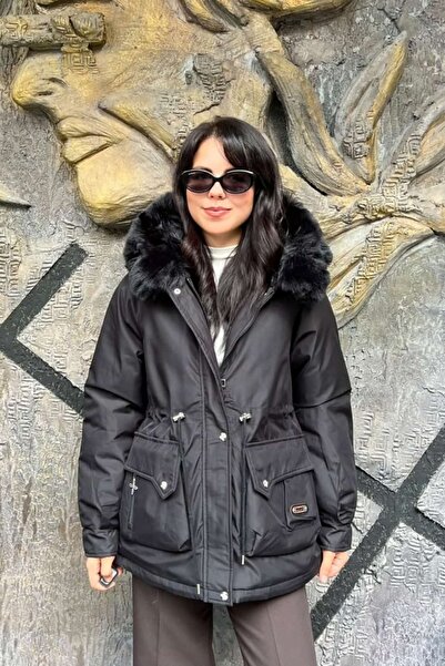 sunfyre Warm Water-Repellent Regular Fit Hooded Italian Coat Model Sun581