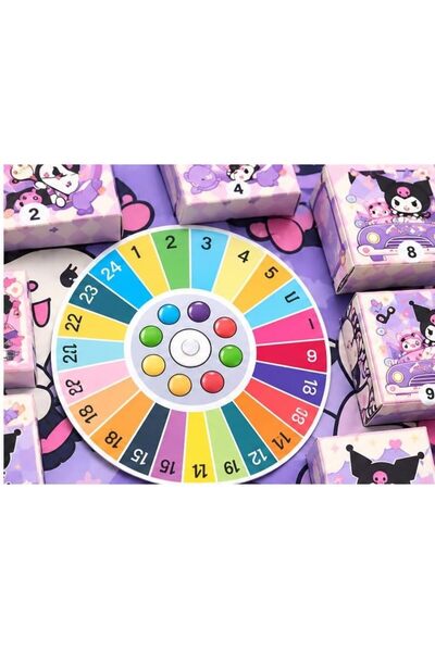 Generic 24 Day Surprise Gift Box for Kids & Girls, Cute Purple Anime Themed with Daily My stery Toys, Collectibles & Fun Holiday Gifts, birthday school gift box
