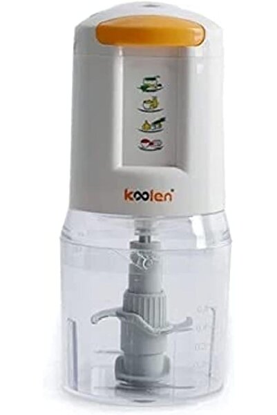 GENERAL Koolen Food Chopper, 300W, 500ml Capacity, White and Orange