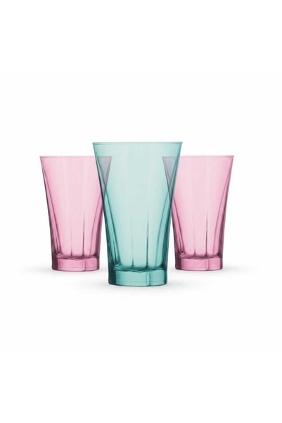 LAV Coral Truva 3-Pack Coffee Side Cups Pastel Colors 100 Cc