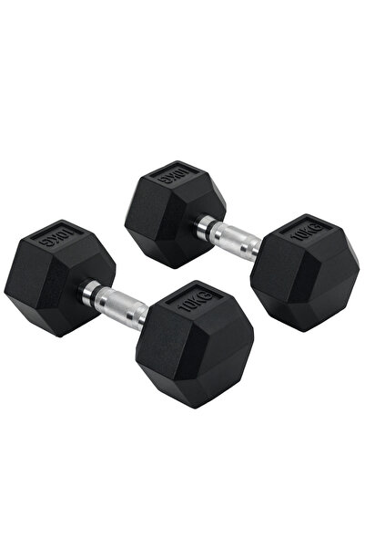 Generic Brand Gantere hexagonale, set de 2 cu mânere striate, din fontă (2 x ...