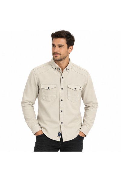 citra Premium Dokulu cepli Gabardin Kot Trend Erkek Gömlek