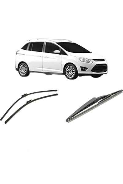 Bosch Set de 3 ștergătoare FORD GRAND C-MAX Van 2010-2019, pentru parbriz și ...