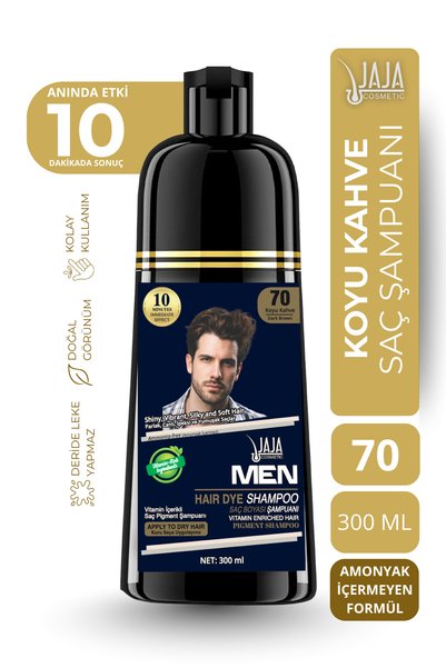 Jaja Men 70 Koyu Kahve Şampuan 300 ml