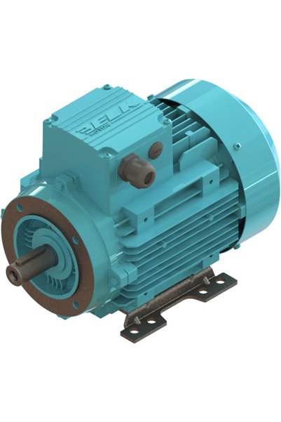 ELK 0.37 kW (1/2 HP) 1000 DD (2EL080M6A-B14-Ayaklı Flanşlı) 380/400 volt Trifaze IE2 Elektrik Motoru