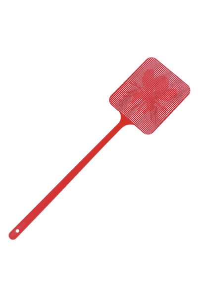 OEM Paletă de muște pătrată din plastic, roșie, de 46 cm, cu model de țânțari