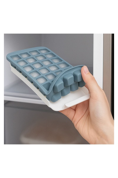 OEM Formă gheață din silicon 32,3x17,5 cm, 32 cuburi – bază pentru transport ...