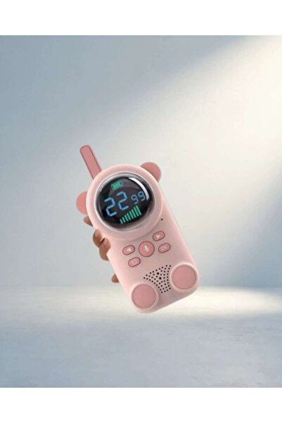 AYLİNA Ekranlı Çocuk Telsizi 1-3 km Çekim Mesafesi ile (LCD Model)