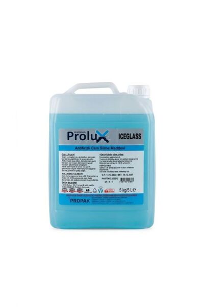 PROLÜX ICEGLASS 5 L.- ANTİFİRİZLİ CAM SİLME MADDESİ