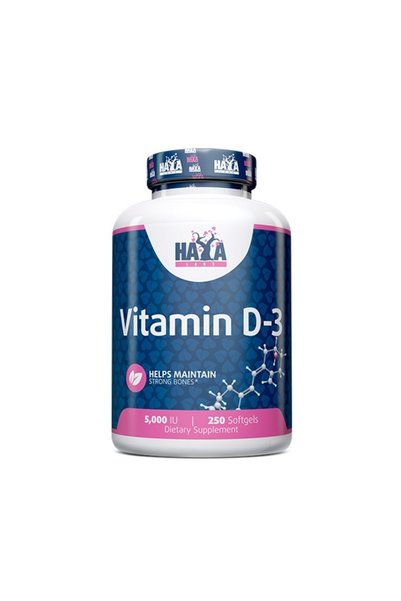 haya labs Vitamina D-3 / 5000 UI / 250 capsule moi