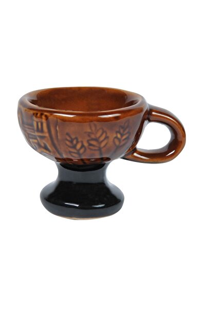 OEM Suport pentru Tamaie Ceramic Maro Ø7.5x7.5cm – accent decorativ pentru ca...