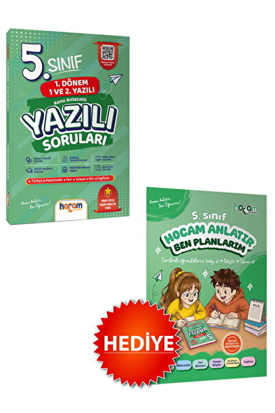 Hocam Anlatır 5. Sınıf Konu Anlatımlı Yazılı Soruları Tamamı Video Çözümlü-He...