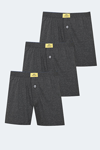 Slazenger He Set of 3 Men's Anthracite Boxers
