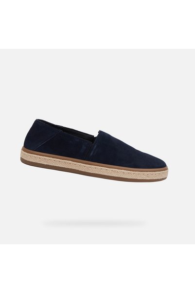 Geox Pantelleria - Espadrile slip-on pentru bărbați, albastru închis