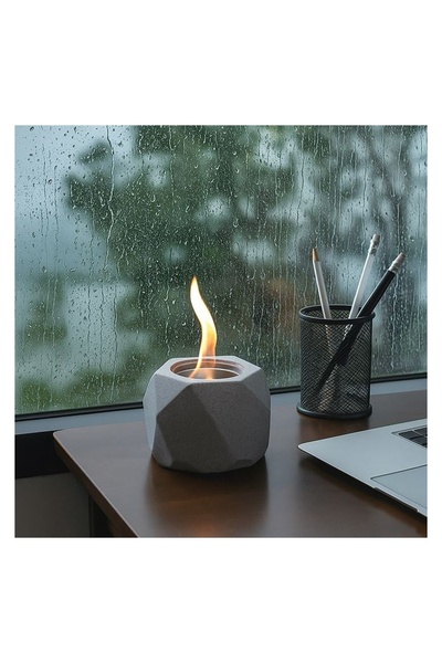 OEM Mini Semineu Decorativ de Masa cu Model Poligonal 13x13x10cm – accent dec...