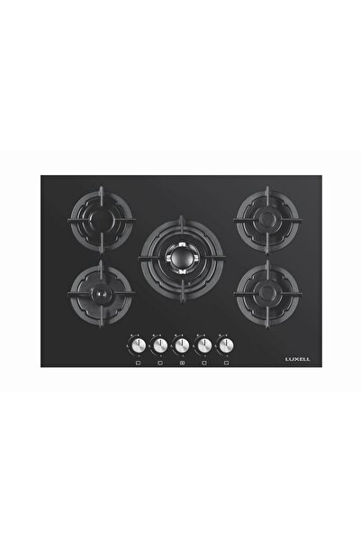 Luxell 5 GÖZLÜ SİYAH DOĞALGAZLI SET ÜSTÜ OCAK - KO-50OSHDF