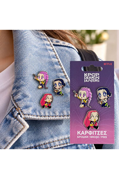 CBD CORAL BEST DEALS Set 3 Insigne K-POP Colorate, 2,5 cm