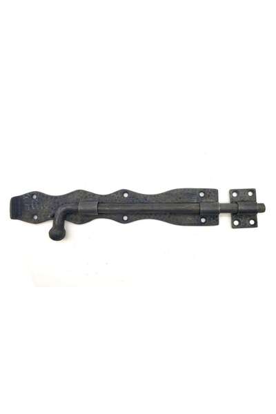NW NessiWorld Antique Style Decorative Brass Forged Door Latch - 25cm, Oxide