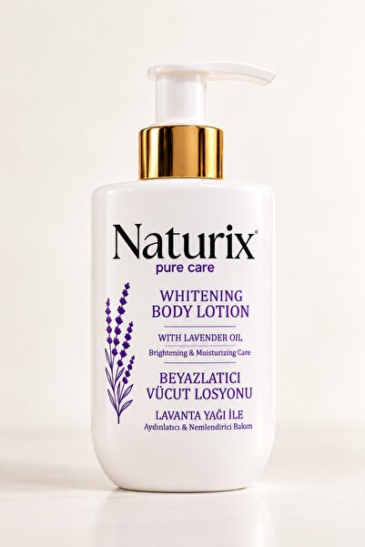 Naturix لوشن تبييض الجسم بزيت اللافندر 250 مل
