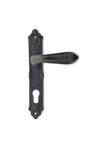 NW NessiWorld Antique Style Decorative Brass Floral Yale Door Handle - 240X40...