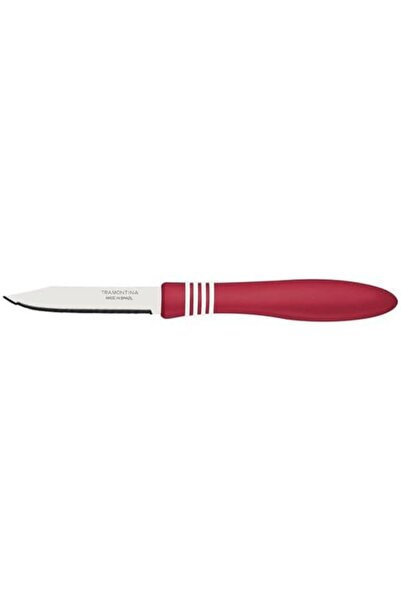 GENERAL Kur & Kur Fruit Knife with Stainless Steel Blade, Ergonomic Red Handl...