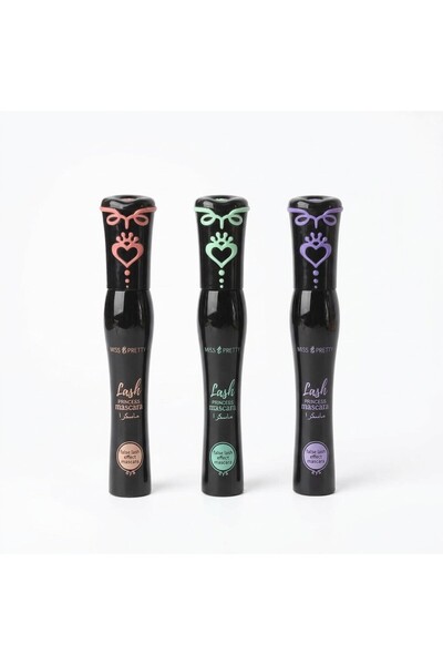 Miss Pretty Princess Lash - طقم ماسكرا برنسيس لتكثيف وتطويل الرموش بتأثير الر...