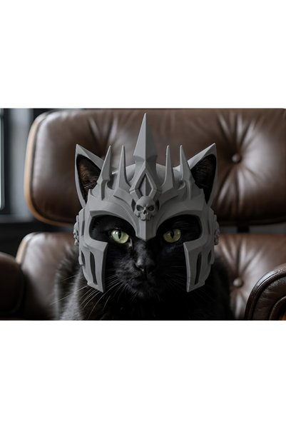 KEMX King Tekir Cat Mask Models 3D Cat Accessory - Suitable for Every Cat.