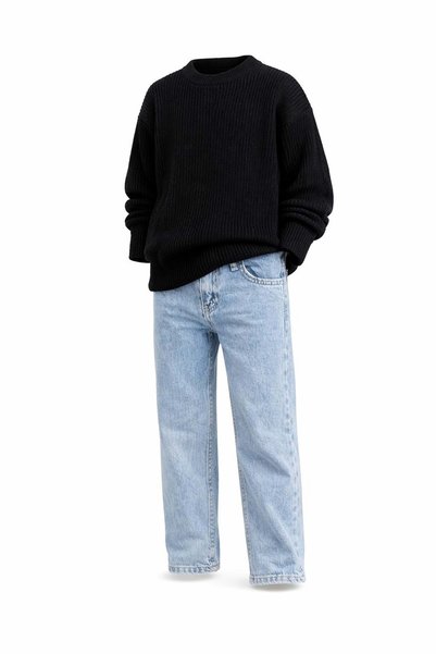 Lolliboomkids Capsule Outfit Set Knitwear Seasonal Sweater / Denim Pants Set
