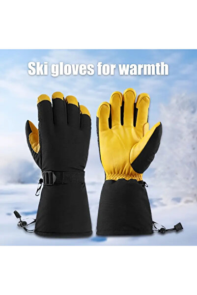 Morvena Picks Mănuși de iarnă pentru frig extrem, izolate, -10°C, cu manșetă ...