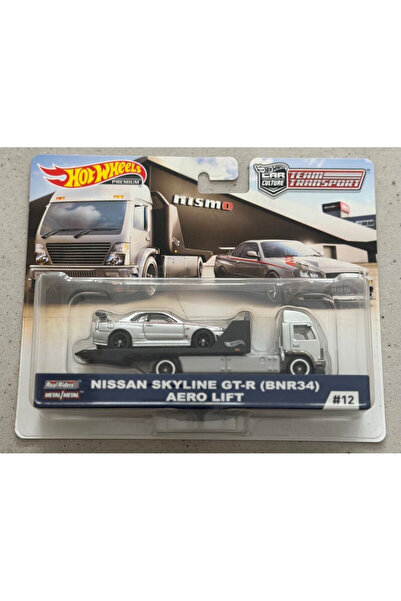 HOT WHEELS Nissan skyline gt-r r34 team transport