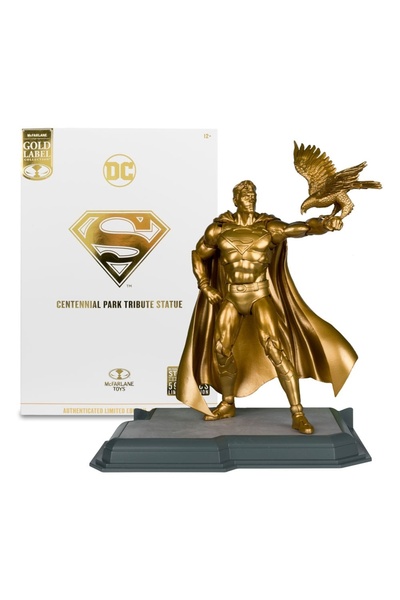 Mcfarlane DC Multiverse Φιγούρα Αρθρωτή Superman (Άγαλμα Αφιέρωμα Centennial ...