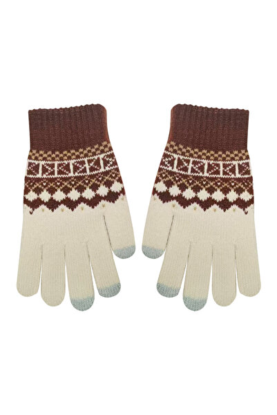 Morvena Picks Mănuși de iarnă tricotate, îngroșate, cu fleece, pentru ecran t...