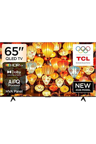 TCL تلفزيون ذكي 65 بوصة P71L بتقنية QLED ودقة 4K (موديل 2026)، شاشة QLED مع نظام Google TV، معالج AiPQ، تقنية الذكاء الاصطناعي، Dolby Vision، HDR10+، نطاق ألوان DCI-P3 بنسبة 93%، نظام صوت Dolby، تقنية DTS Virtual X، ميزة Game Master - 4K 65P71L