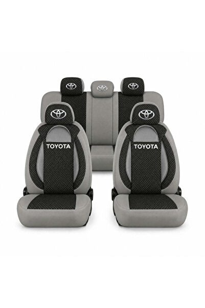 Autohelix MSA Set universal de huse pentru scaune sport, gri cu negru, person...