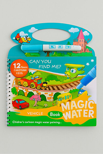 Magic Water مجموعة من 8 كتب تلوين سحرية مختلفة للرجال - كتاب تلوين سحري مع قلم خاص سحري