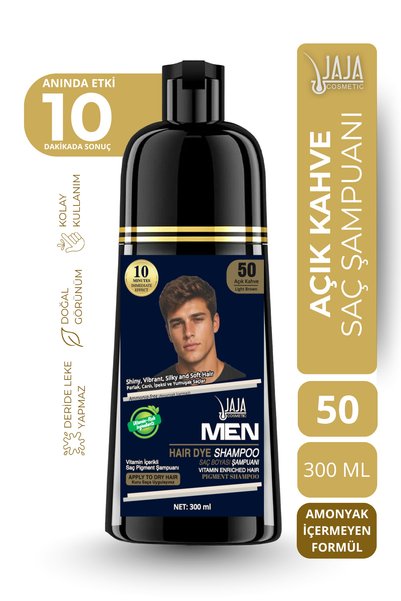 Jaja Men 50 Açık Kahve Şampuan 300 ml