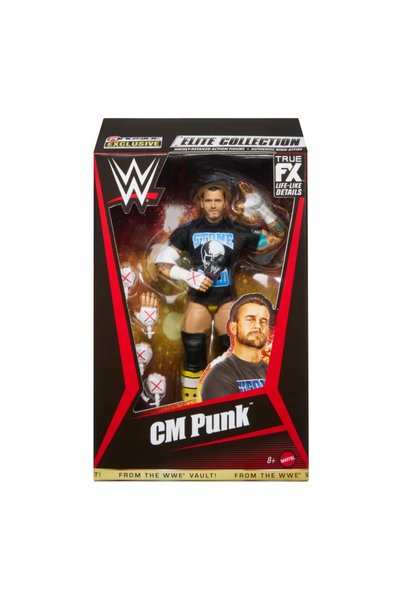 mattel WWE Figurina articulată din colecția Vault CM Punk (Pipe Bomb) 15 cm