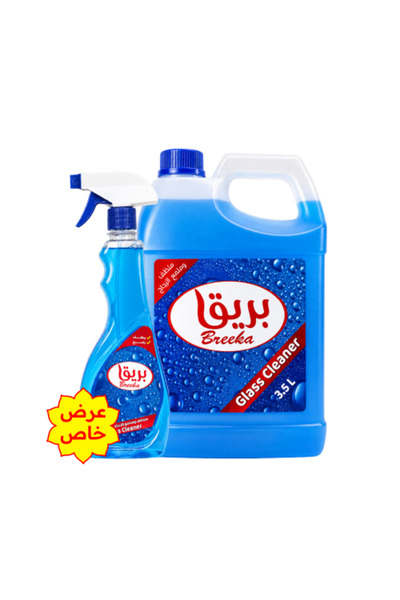 breeka Savings Offer: Glass Cleaner and Polisher Package 3.5 Liters + 630 ml ...