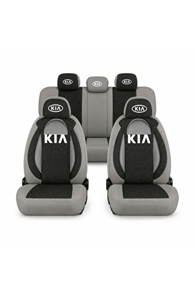 Autohelix MSA Set de huse universale pentru scaune sport, gri cu negru, perso...