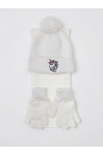Fonem Fo 5201 Locki 3-Piece Scarf Beanie Glove Set