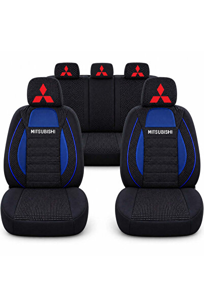 Autohelix MSA Set universal de huse pentru scaune de curse, albastru cu negru...