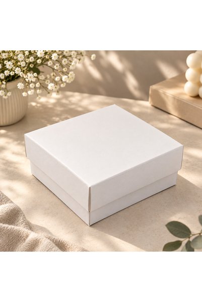 BOXSTATION 9x9x3 Full Beyaz Kutu 25 Adet