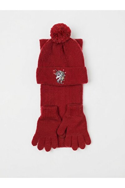 Fonem Fo 5201 Locki 3-Piece Scarf Beanie Glove Set