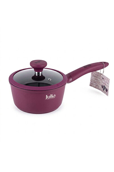 Julia Saucepan With Lid 16cm - Velvet Berry - Durable Die-Cast Aluminum - Non...